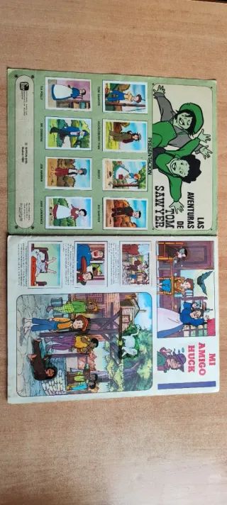 Álbum Cromos Las Aventuras de Tom Sawyer