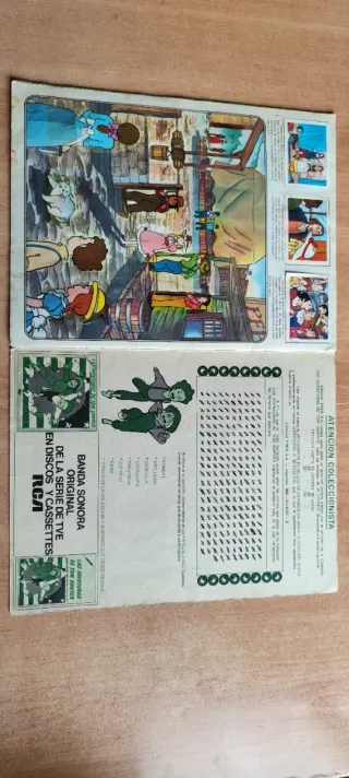 Álbum Cromos Las Aventuras de Tom Sawyer