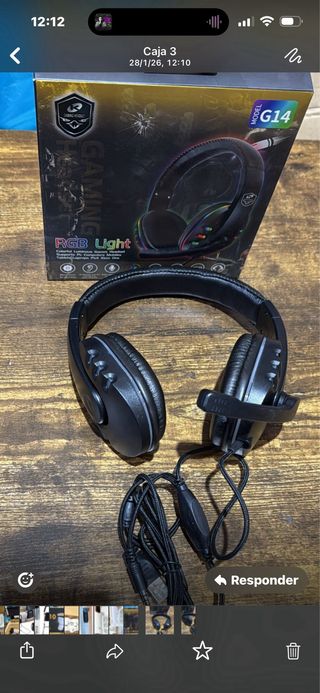 Auriculares Gaming G14 RGB Luz