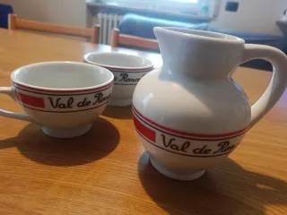 Set 2 tazze e brocca Val de Rance per sidro