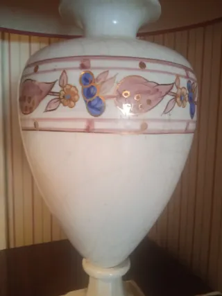 Lámpara de mesa cerámica Peralta