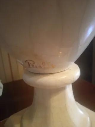 Lámpara de mesa cerámica Peralta