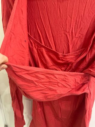 Camiseta lactancia KIABI roja Talla S