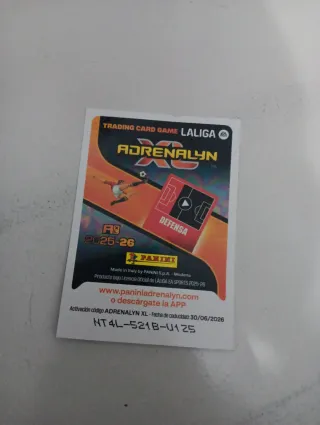 Carta Adrenalyn 2025/26 Araujo Capitán