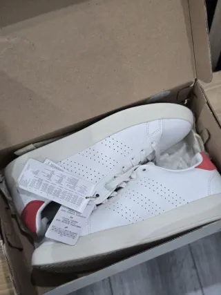 Zapatillas Adidas Hombre Blancas y Rojas