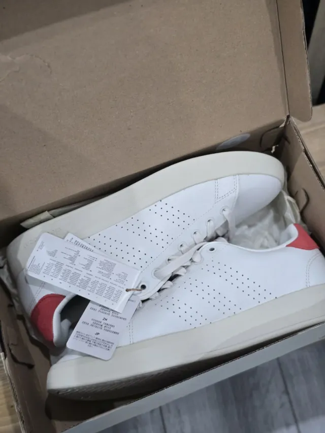 Zapatillas Adidas Hombre Blancas y Rojas