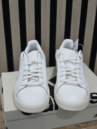 Zapatillas Adidas Hombre Blancas y Rojas