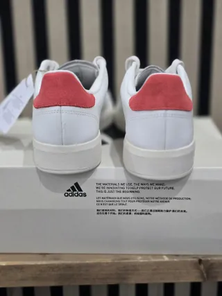 Zapatillas Adidas Hombre Blancas y Rojas