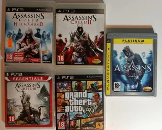 Lote Videojuegos PS3: Assassin's Creed + GTA V