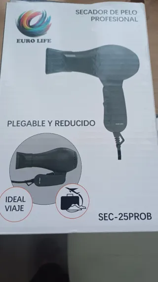 Secador de pelo plegable EURO LIFE