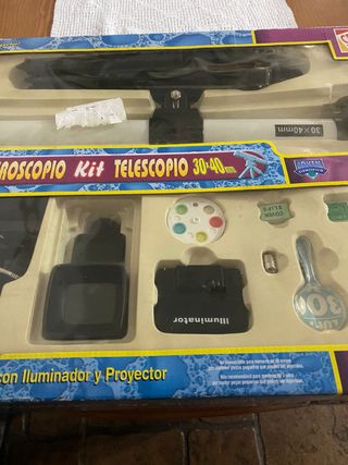 Microscopio Kit Telescopio Joven Científico