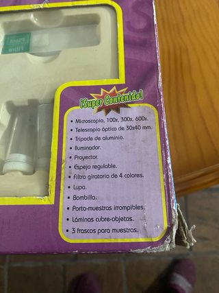 Microscopio Kit Telescopio Joven Científico