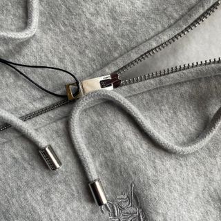 Felpa Burberry Grigia Zip - Taglia L