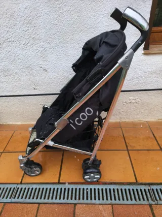 Silla de paseo i'coo negra