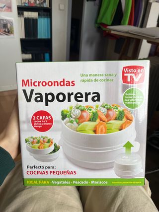 Vaporera Microondas 2 Capas