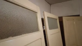 Puertas madera maciza antiguas con cristal