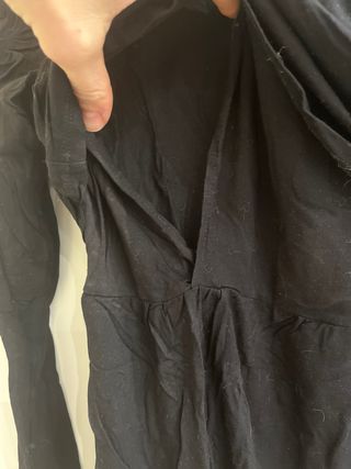 Camiseta lactancia Kiabi negra Talla XS