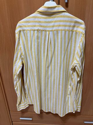 Camisa Rayas Amarillas y Blancas Talla L