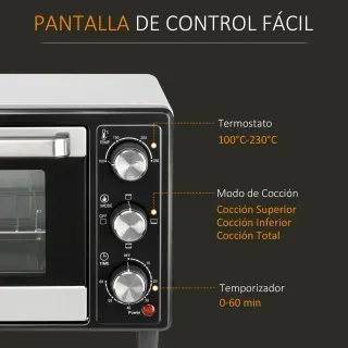 Horno Eléctrico Portátil 16L 1400W
