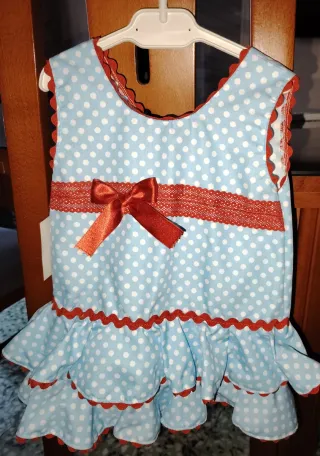 Vestido Gitana Niña Lunares 6 meses