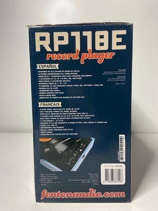 : Tocadiscos Fenton RP118E Azul