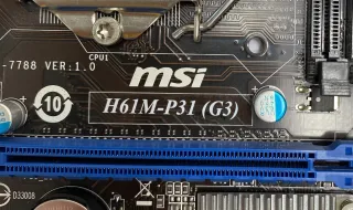 Placa Base MSI H61M-P31 (G3) Socket 1155