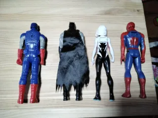 Pack 4 Figuras Superhéroes