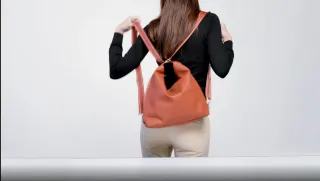 Borsa Pelle Sintetica Spalla Zainetto Tracolla