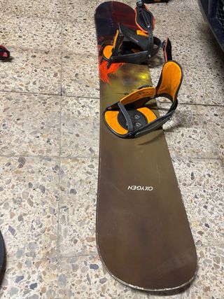 Tavola Snowboard OXYGEN 150 cm + Fissaggi + Scarponi