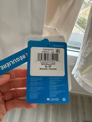 Chaqueta Impermeable Columbia Hikebound II Blanca