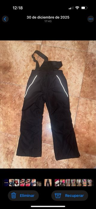 Pantalón de nieve con tirantes unisex niñ@ T/6-8