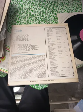 Vinilo Malcuzynski Chopin Les 14 Valses