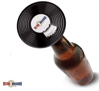 Retro Musique 8 posavasos de vinilo de The Beatles