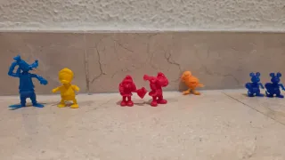 Lote de Figuras, calabaza Ruperta, pitufos, disney