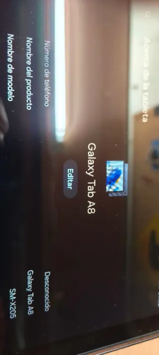 Samsung Galaxy Tab A8 Negro