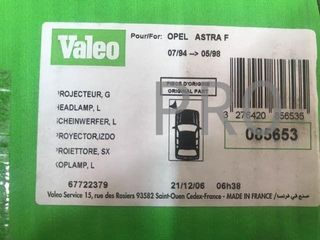 Faro Opel Astra f izquierdo nuevo