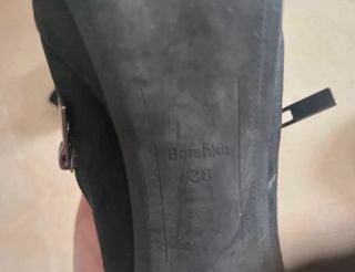 Botines negros plataforma tacón, muy cómodos