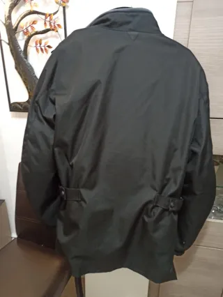 Chaqueta de moto negra