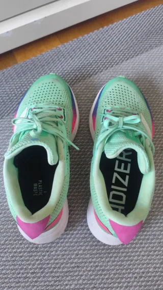 Adidas Talla 38 2/3 Rosa y Turquesa