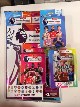 Lote Cromos Topps Premier League 2026