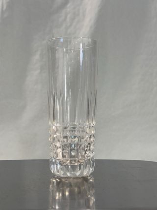 Conjunto de vasos, cubitera y licorera vintage