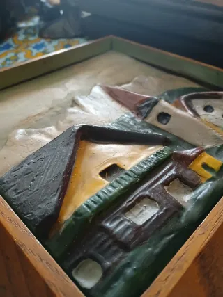 Antico quadretto montagna