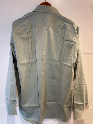 Camisa Mirto manga larga caballero verde
