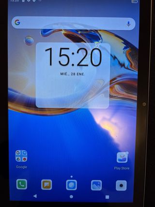 Tablet Android con funda y teclado