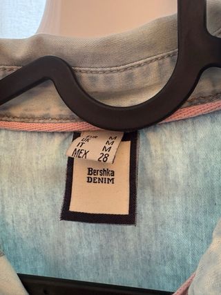 Camisa vaquera Bershka azul