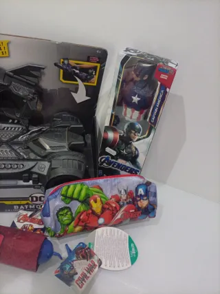 Lotto Batman & Avengers - Batmobile e Capitan Amer