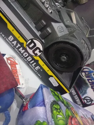 Lotto Batman & Avengers - Batmobile e Capitan Amer