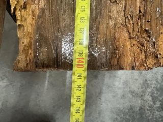 Tavolo da centro in legno e metallo