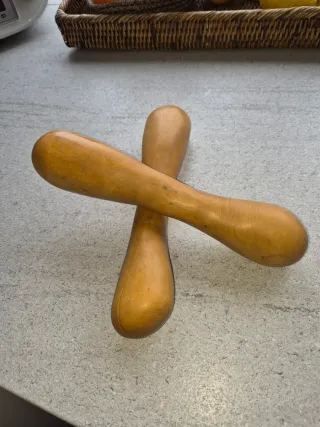 Claves de madera de haya hechas a mano 25cm