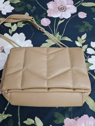 Bolso Parfois Beige Acolchado color camel